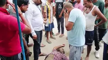पचरुखी: पचरुखी भवानी मोड़ पर बाइक से गिरकर युवक हुआ जख्मी