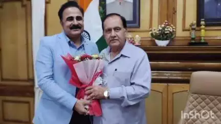 सिहुंता: स्कूल शिक्षा बोर्ड के चेयरमैन डॉक्टर राजेश शर्मा ने विधानसभा अध्यक्ष से की मुलाक़ात