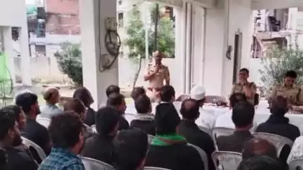 कामठी: पोलीस ठाणे नवीन कामठी येथे शांतता समितीची बैठक संपन्न