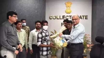 જિલ્લા સભાસદન પાટણ ખાતે કલેકટર અને ડીડીઓએ બે ટીબી ગ્રસ્ત દત્તક દર્દીઓને દત્તક લીધા