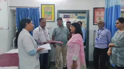 कोटड़ा: चिकित्सा व स्वास्थ्य विभाग की प्रमुख सचिव गायत्री राठौड़ पहुंची उदयपुर, सामुदायिक स्वास्थ्य केंद्र नाई का किया निरीक्षण