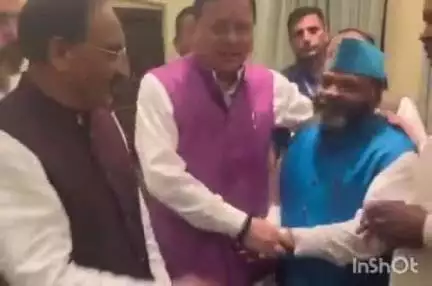 हरिद्वार: CM धामी से मिलने जा रहे BJP नेता और पुलिस के बीच हुई नोंकझोंक, CM ने भाजपा नेता से डाम कोठी में की मुलाकात