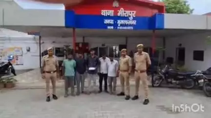 जानसठ: मीरापुर पुलिस ने घर में खेल रहे 5 जुआरियों को किया गिरफ्तार, 2740 रुपए की नगदी और ताश के पत्ते बरामद