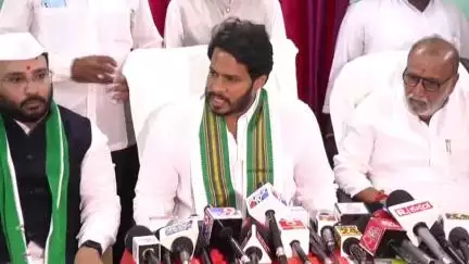ಕಲಬುರಗಿ: ಜಿಲ್ಲೆಯಲ್ಲಿ ಸ್ಯಾಂಡ್ ಮಾಫಿಯಾ, ಸರ್ಕಾರ ಗಪ್ಪಚುಪ್ಪ: ನಗರದಲ್ಲಿ ನಿಖಿಲ್ ಕುಮಾರಸ್ವಾಮಿ