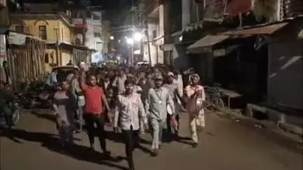खालवा: मोहर्रम पर मुस्लिम समाज ने खलवा और आसपास के क्षेत्र में निकाला जुलूस