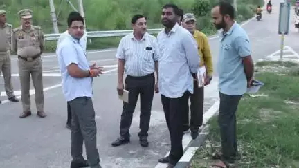रामपुर: रामपुर विकास प्राधिकरण की नई कॉलोनी का निरीक्षण ज़िला अधिकारी जोगिंदर सिंह ने किया