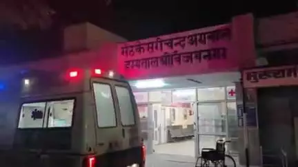 श्रीविजयनगर के निकटवर्ती 28GB पुलिया के पास हादसे में एक व्यक्ति गंभीर रूप से घायल हुआ