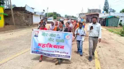 जनपद पंचायत मानपुर में ग्रामीणों की भागीदारी से जल संरक्षण के कदम सजे, मोर गांव का मोर पानी अभियान सफल