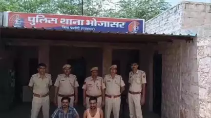 लोहावट: भोजासर पुलिस ने दुकान में घुसकर दुकानदार के साथ मारपीट करने वाले 2 आरोपियों को किया गिरफ्तार