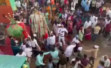 భువనగిరి: రాయగిరి లో కులాలకు మతాలకు అతీతంగా ఘనంగా పీర్ల పండుగ ఉత్సవాలు