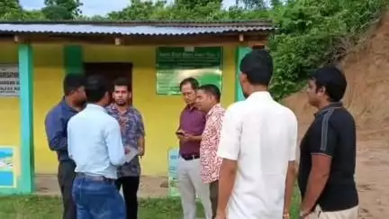 ধর্মনগর: কদমতলা আরডি ব্লকের অন্তর্গত সৎসঙ্গম গ্রাম পঞ্চায়েত এলাকা পরিদর্শনে যান উত্তর জেলার ADM সহ অন্যান্যরা