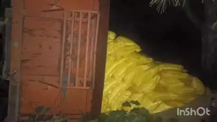 सिंगोली: ग्राम उमर के पास खाद से लदा ट्रेलर पलटा, कोई जनहानि नहीं, नीमच से सिंगोली की ओर आ रहा था