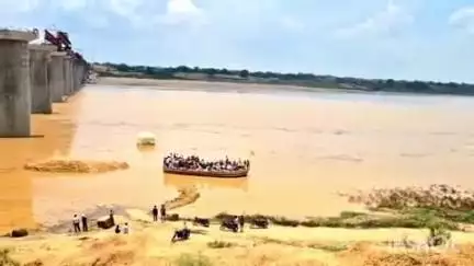 अंबाह: चंबल नदी के उसेद घाट पर जलस्तर बढ़ा, 118 मीटर तक पहुंचने की आशंका