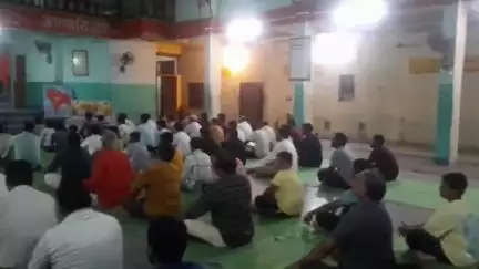 निवाली: राष्ट्रीय स्वयंसेवक संघ द्वारा गुरु पूर्णिमा उत्सव मनाने हेतु खेतिया नगर में एकत्रीकरण कार्यक्रम आयोजित