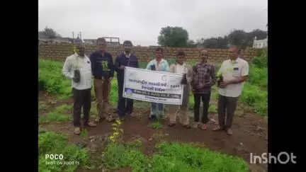 વિસાવદર: આજ રોજ માધવ ક્રેડિટ કોપ્રેટીવ સોસાયટી વિસાવદર દ્વારા 100  ફડાવ વૃક્ષો વાવવામાં આવ્યા