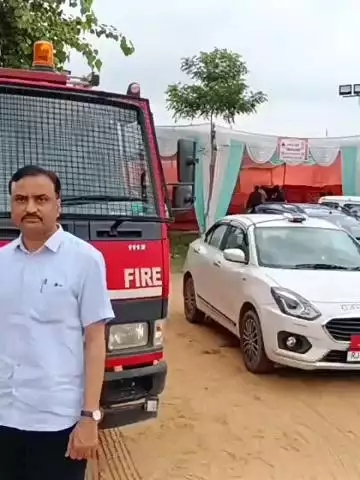अलवर: नगर निगम आयुक्त ने रूपवास स्थित मेला स्थल का लिया जायजा, देखी व्यवस्थाएं