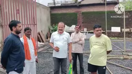 शाढ़ौरा: 7 जुलाई को शाढ़ौरा आएंगे निर्यापक मुनि श्री सुधा सागर महाराज, नपा अध्यक्ष व CMO ने कार्यक्रम स्थल का किया निरीक्षण