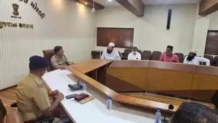 મોરબી: એસ.પીની અધ્યક્ષતામાં તાજીયા અન્વયે મુસ્લિમ સમાજના ધર્મગુરૂ અને તાજીયા કમીટીના આગેવાનો સાથે મીટિંગ યોજાઇ