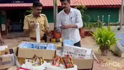 श्रीगोंदा: इनामदार वस्ती येथे ११ लाखांचा गुटखा व वाहन जप्त; मुख्य आरोपी रवी दळवी अटकेत.