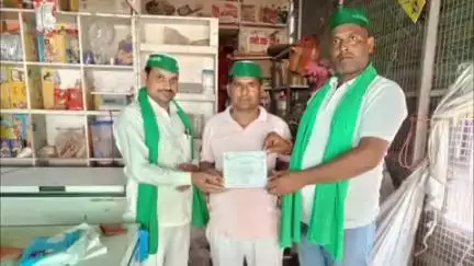 खुर्जा: भारतीय किसान यूनियन महाशक्ति के कार्यकर्ताओं ने खुर्जा में नई मंडी पर बैठक कर संगठन का किया विस्तार