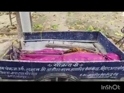 आरा: आरा स्टेशन के समीप चालीसपुलवा के पास ट्रेन से गिरकर एक बुजुर्ग महिला की हुई मौत