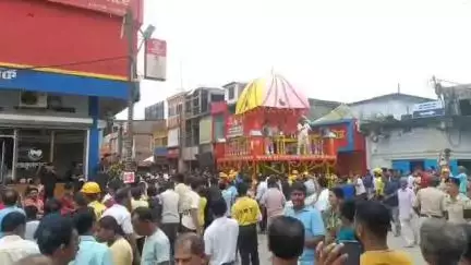 উদয়পুর: সাড়ম্বরে কয়েক হাজার মানুষের উপস্থিতিতে উল্টো রথযাত্রা সম্পূর্ণ হল উদয়পুরে