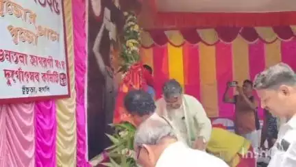 চুঁচুড়া-মগরা: চুঁচুড়ায় মুক্তির খুঁটি পুজোয় শামিল বিধায়ক