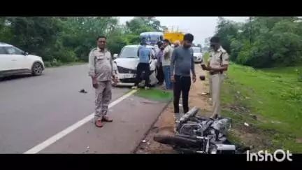 गुरूर: ग्राम जगतरा में सड़क हादसे के बाद चार पहिया वाहन चालक के खिलाफ दर्ज हुआ मामला