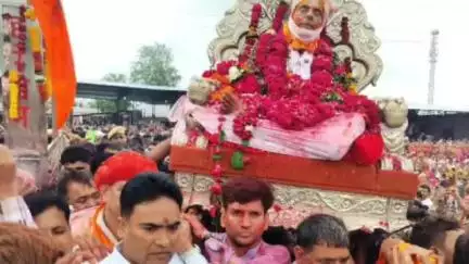 चित्तौड़गढ़: सांवरिया धाम पहुंचे चित्तौड़गढ़ विधायक चंद्रभान सिंह आक्या ने महामंडलेश्वर के निधन पर शोक व्यक्त किया