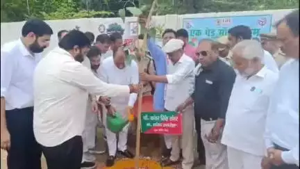 धनौरा: गजरौला O.P.S इंटरनेशनल स्कूल में वन महोत्सव का आयोजन, सांसद ने किया जागरूक