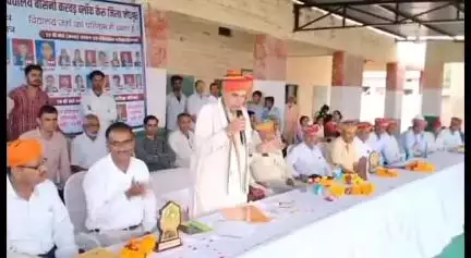 जोधपुर: संसदीय कार्य मंत्री जोगाराम पटेल ने बासनी करवड़ विद्यालय के प्रवेश द्वार और प्याऊ का किया लोकार्पण