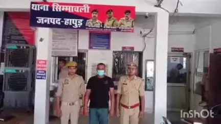 गढ़मुक्तेश्वर: थाना सिंभावली पुलिस ने त्वरित कार्रवाई करते हुए दुकानदार से रंगदारी मांगने वाले अभियुक्त को किया गिरफ्तार