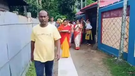 সাব্রুম: ফিরা রথ যাত্রা অনুষ্ঠিত হয় সাব্রুমে,উৎসবে ভক্তদের  ব্যপক ভীড় সাব্রুমে