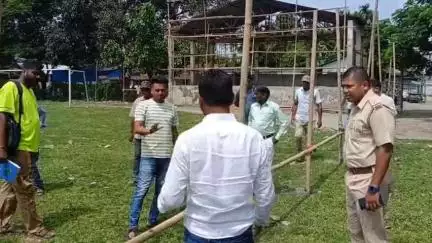 কালচিনি: কালচিনি এলাকায় মহরমের প্রস্তুতি চলছে জোরকদমে, পরিদর্শনে পুলিশ আধিকারিক