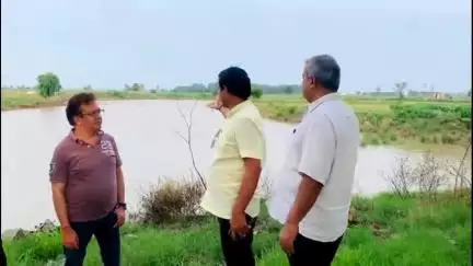 बाबैन: सरस्वती नदी के बहने से किसानों को 10 किमी तक के क्षेत्रों में रीचार्जिंग का हुआ फ़ायदा