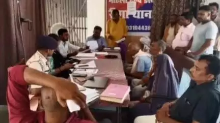 रीगा: रीगा थाना में भूमि विवाद से जुड़े मामलों के निपटारे के लिए जनता दरबार आयोजित