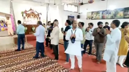 મોરબી: મોરબીના ઇસ્કોન મંદિર દ્વારા આયોજીત ભગવાન જગન્નાથજીની ભવ્ય રથયાત્રામાં ભગવાન નગર ચર્ચાએ નીકળ્યા...