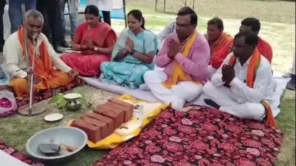 मंझनपुर: गवारा तैयबपुर में खुलेगा मुख्यमंत्री अभ्युदय आदर्श कंपोजिट विद्यालय, जिलाध्यक्ष ने भूमि पूजन कर किया शुभारंभ