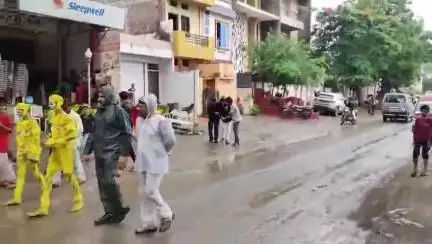 बड़वानी: अंजड में मोहर्रम पर्व पर मुस्लिम समाज ने पारंपरिक रूप से मन्नत के शेर बनकर किया भ्रमण, पुलिस प्रशासन मुस्तैद
