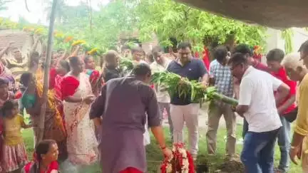 ভাঙড় ১: উল্টোরথের শুভক্ষণে কাঁটাতলা বিবেকানন্দ স্পোর্টিং ক্লাবের পরিচালনায় ২০২৫ এর দুর্গোৎসবের খুঁটিপূজা