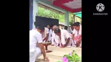 সৰুপথাৰ: সৰুপথাৰত শ্ৰী শ্ৰী বামচুক বাৰঘৰীয়া নাম ঘৰৰ নিৰ্মাণ কাৰ্য্যৰ আধাৰশিলা স্থাপন বিধায়ক বিশ্বজিত ফুকনৰ