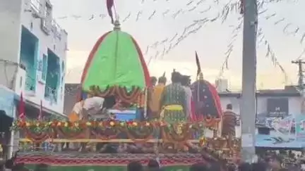 ଖରିଆର: ସୀମାନ୍ତ ସିନାପାଲି ସହରରେ ବାହୁଡା଼ ଯାତ୍ରା ପାଳିତ