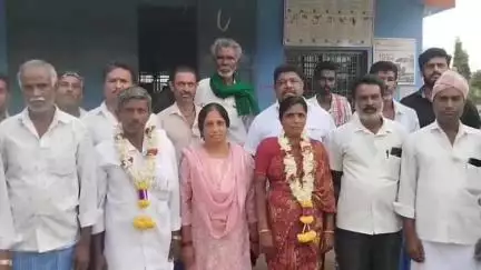 ಮಳವಳ್ಳಿ: ಲಿಂಗಪಟ್ಟಣ ಹಾಲು ಉತ್ಪಾದಕರ ಸಂಘ ಕಾಂಗ್ರೆಸ್ ತೆಕ್ಕೆಗೆ, ನೂತನ ಅಧ್ಯಕ್ಷ, ಉಪಾಧ್ಯಕ್ಷರಿಗೆ ಸನ್ಮಾನ