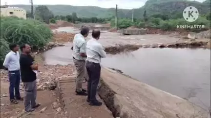 सवाई माधोपुर: जिला कलेक्टर ने शहर में जल भराव क्षेत्र का किया निरीक्षण, लोगों से की सतर्क रहने की अपील
