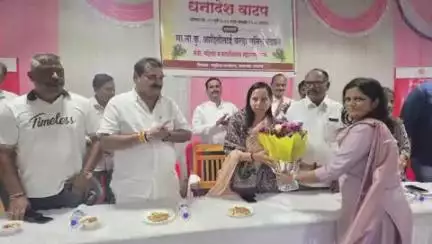 मानगाव: महिला व बालविकास मंत्री अदिती तटकरे यांच्या हस्ते माणगाव तालुक्यातील महिला बचत गटाना करण्यात आले धनादेश वाटप