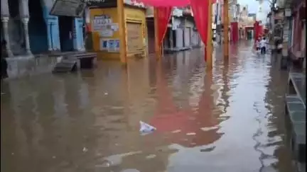 सरदारशहर: 48 एमएम बारिश से सरदारशहर हुआ पानी-पानी, सब्जी मंडी सहित निचले इलाकों में पानी भराव से बढ़ी आमजन की परेशानियां