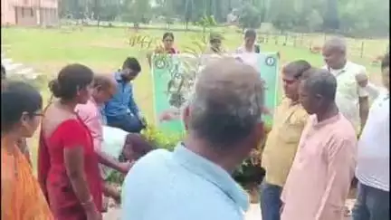 पांकी: पांकी के मजदूर किसान महाविद्यालय में 'एक पेड़ मां के नाम' कार्यक्रम के तहत वृक्षारोपण किया गया