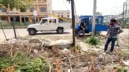 डीडवाना: अजमेरी गेट क्षेत्र में विद्युत पोल में करंट आने से नंदी की हुई मौत, लोगों ने किया विरोध