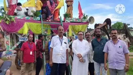 ବଡସାହି: କଳମା ଉପକଣ୍ଠ କାନ୍ଥିମଠ ପକ୍ଷରୁ ଆୟୋଜିତ ପ୍ରସିଦ୍ଧ ବାହୁଡା଼ଯାତ୍ରାରେ ଯୋଗଦେଲେ ମାନ୍ୟବର ଲୋକପ୍ରିୟ ବିଧାୟକ ସନାତନ ବିଜୁଳି
