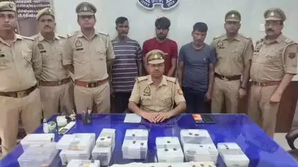 गोवर्धन: गोवर्धन में ज्वैलर्स की दुकान में हुई चोरी का खुलासा, गैंग के तीन सदस्य गिरफ्तार